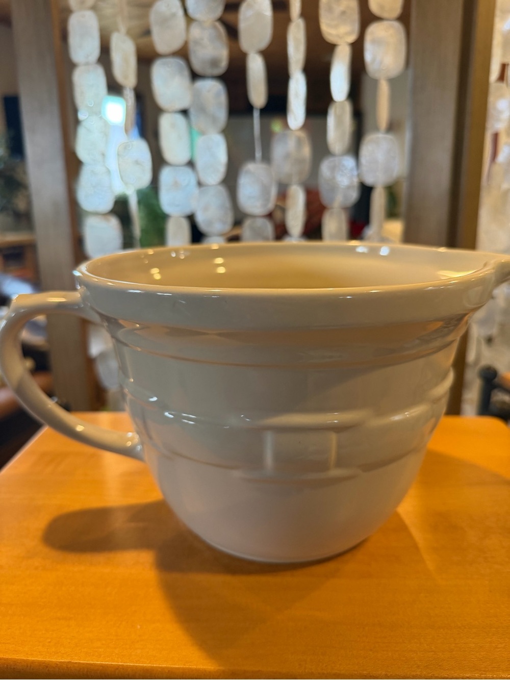 Longaberger Woven Traditions Ivory Large Batter Bowl